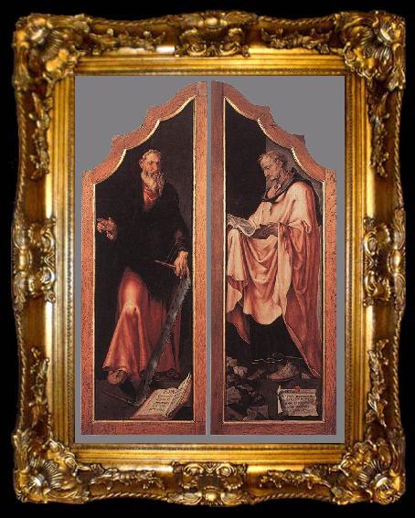 framed  HEEMSKERCK, Maerten van St Luke Painting the Virgin and Child  g, ta009-2